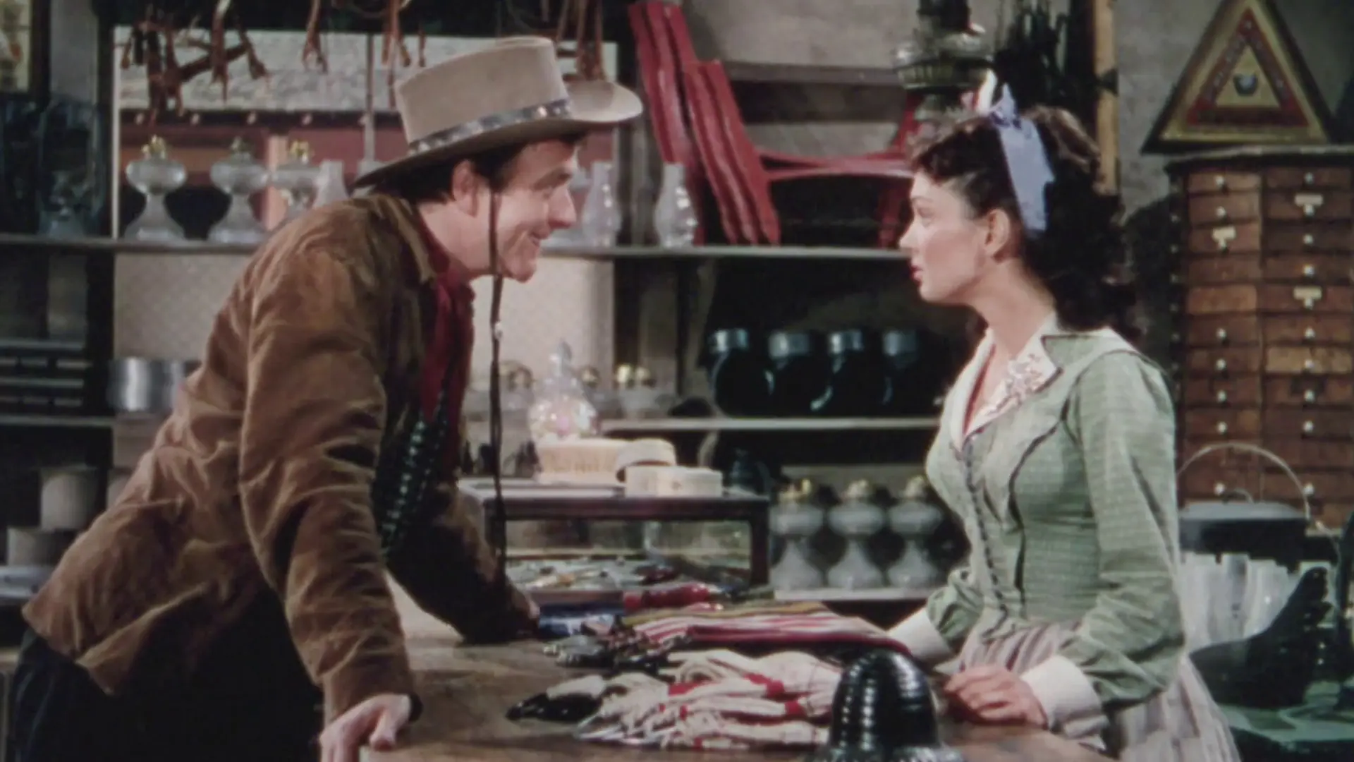 Beskrivende bilde relatert til innholdet i filmen "Rancho Notorious"