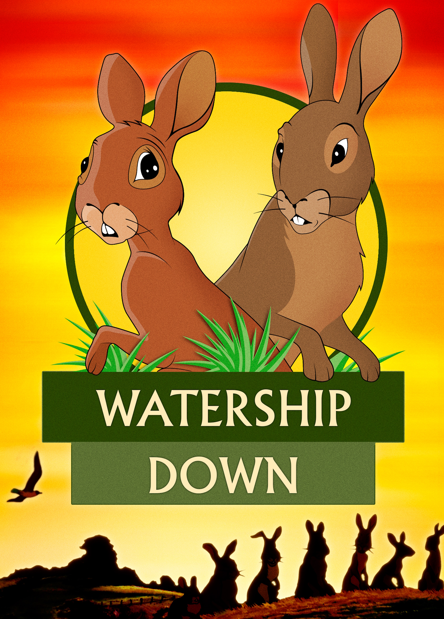 Beskrivende bilde relatert til innholdet i filmen "Watership Down"