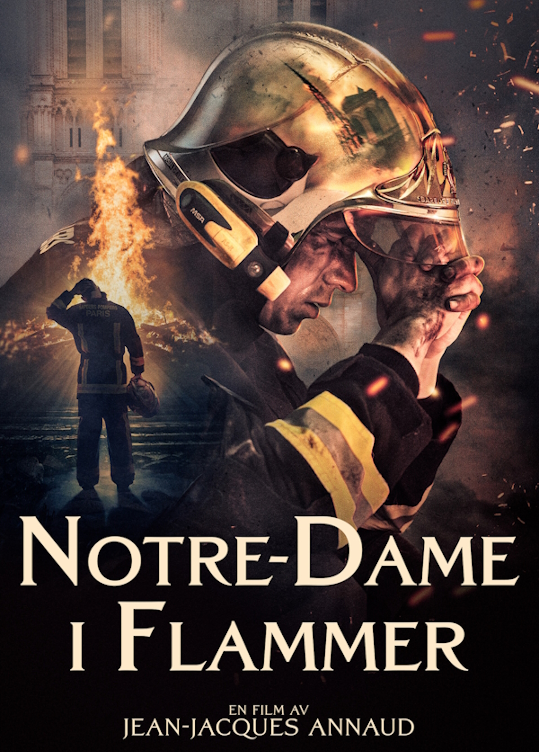 Beskrivende bilde relatert til innholdet i filmen "Notre-Dame i flammer"