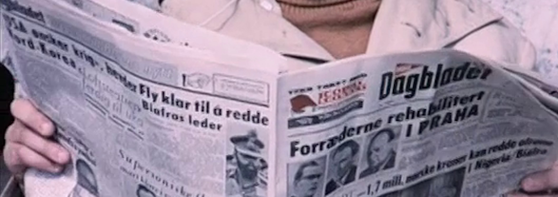 Beskrivende bilde relatert til innholdet i filmen "- og avisen dør med døgnet"