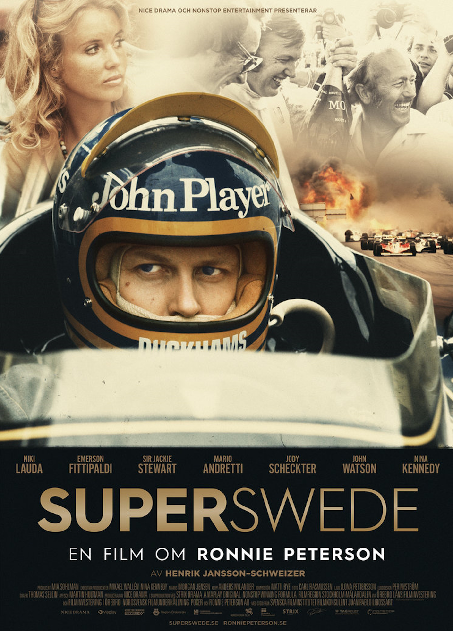 Beskrivende bilde relatert til innholdet i filmen "Superswede: En film om Ronnie Peterson"