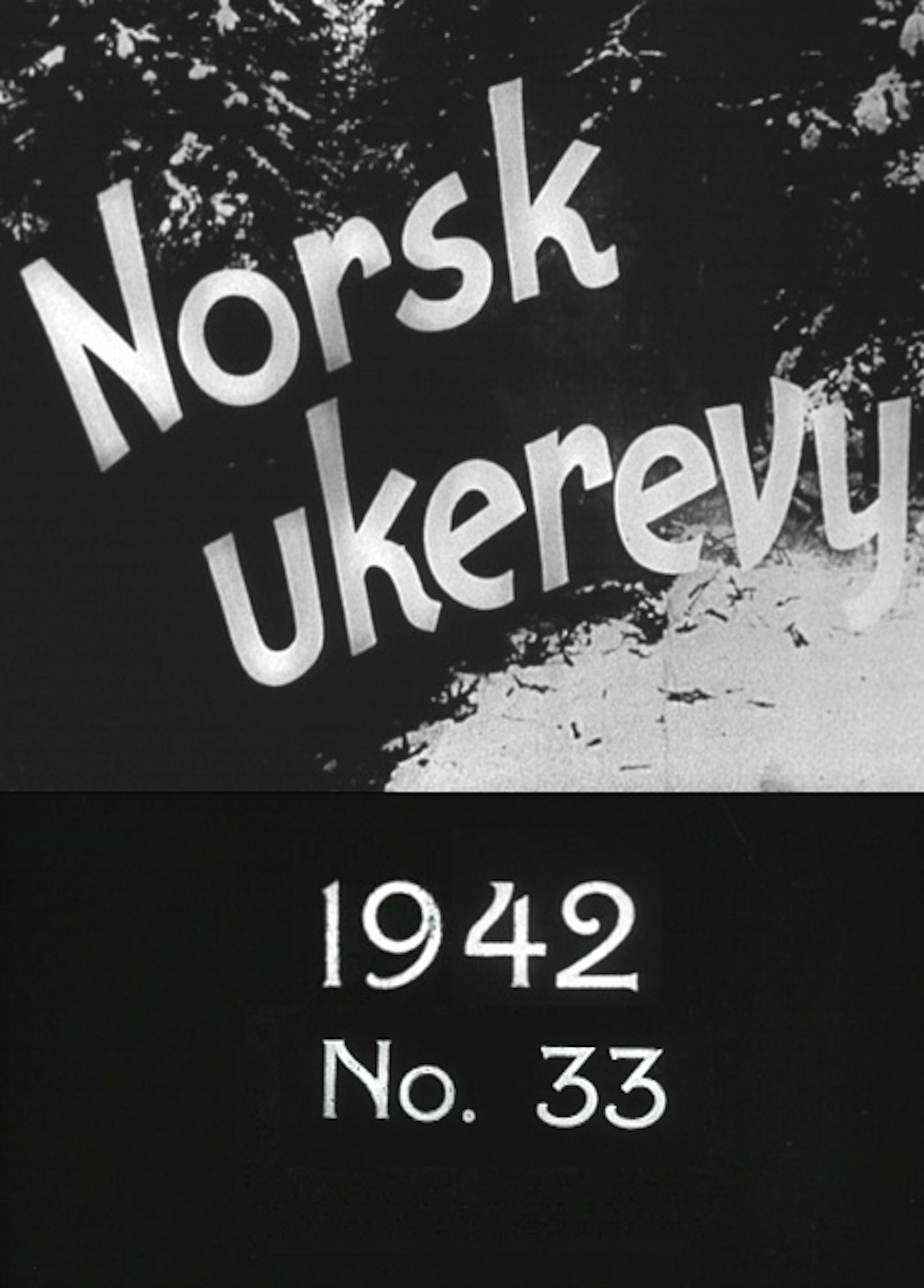 Beskrivende bilde relatert til innholdet i filmen "Norsk ukerevy nr. 33, 1942"