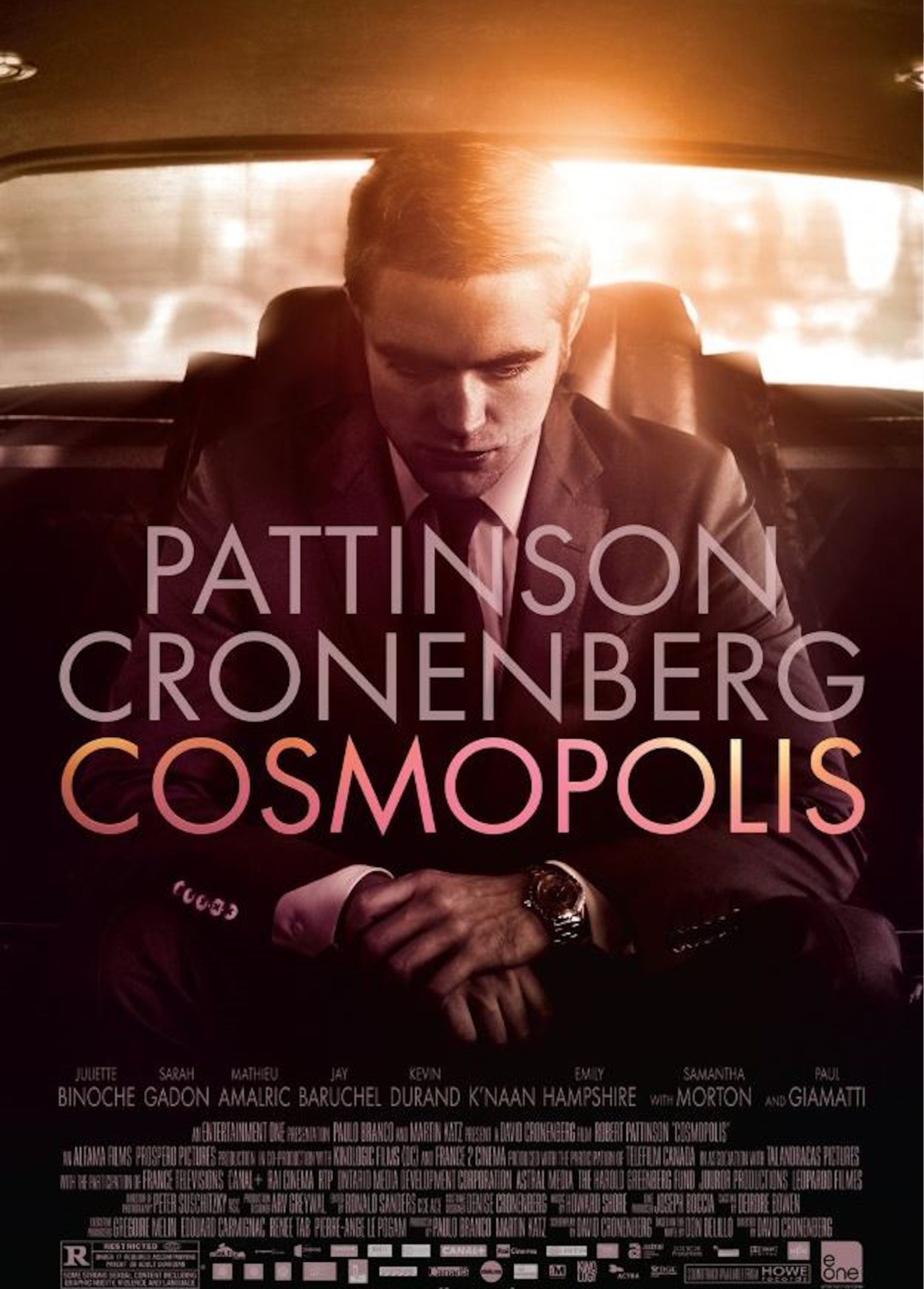 Beskrivende bilde relatert til innholdet i filmen "Cosmopolis"