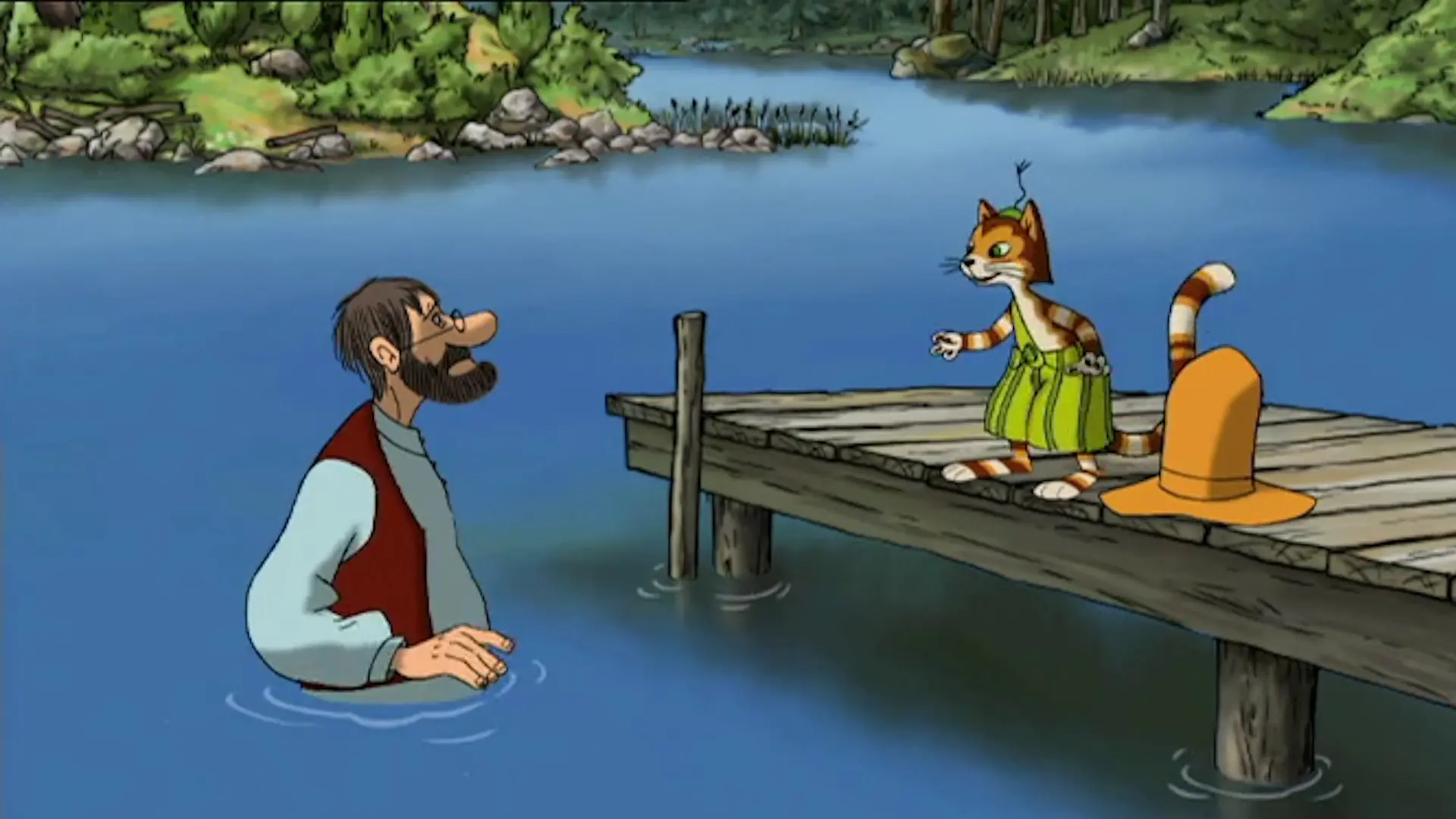 Beskrivende bilde relatert til innholdet i filmen "Gubben & Katten: Glemligheter"