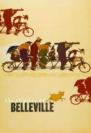 Trillingene fra Belleville filmplakat