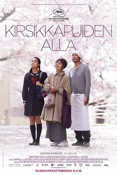 Kirsikkapuiden alla Poster