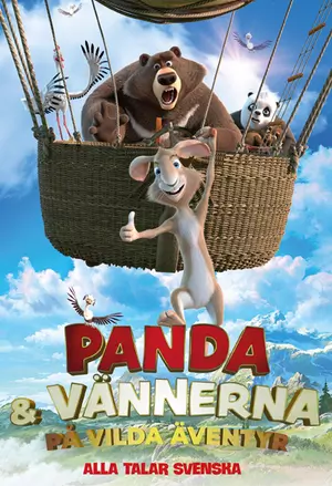 Panda & vännerna på vilda äventyr  filmplakat