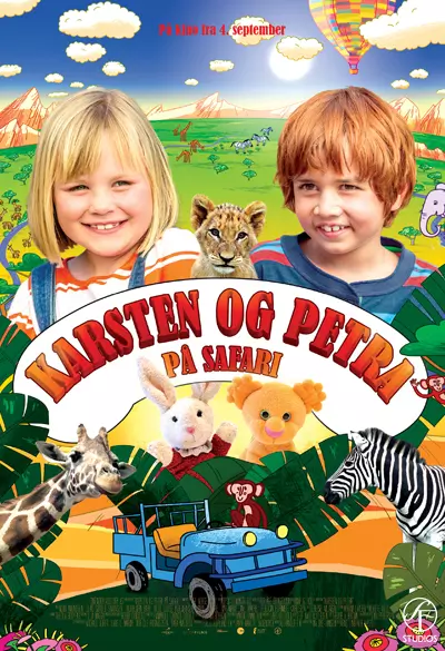 Karsten og Petra på safari Poster