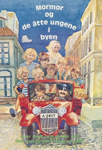 MORMOR OG DE ÅTTE UNGENE I BYEN Poster