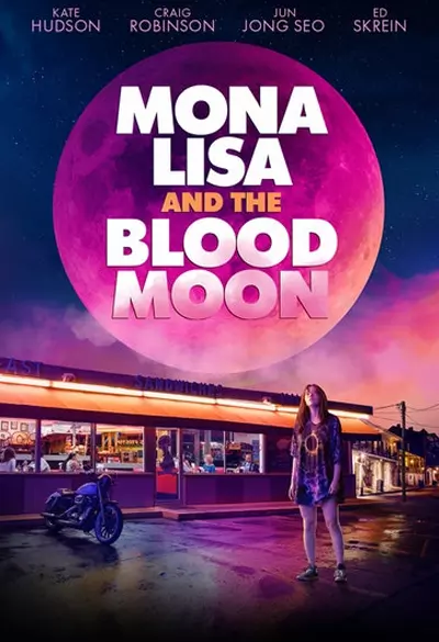 Mona Lisa and the blood moon Poster