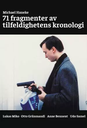 71 fragmenter av tilfeldighetens kronologi filmplakat