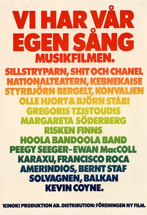 Vi har vår egen sång - Musikfilmen filmplakat