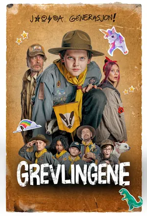 Grevlingene filmplakat