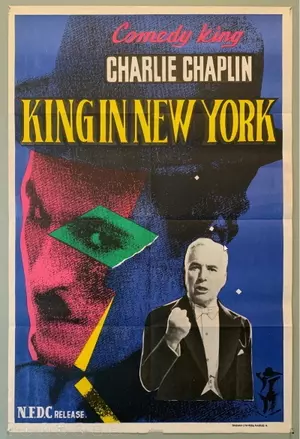 En konge i New York filmplakat