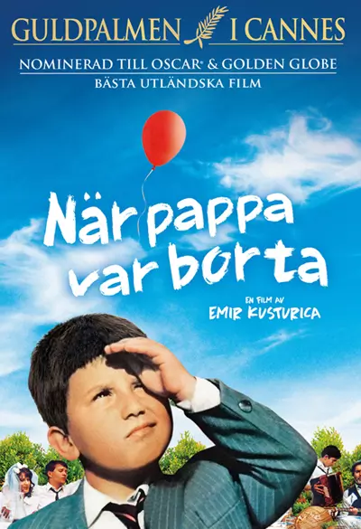 När pappa var borta Poster