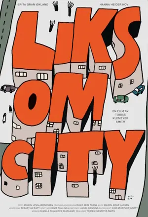 Låtsasstad filmplakat
