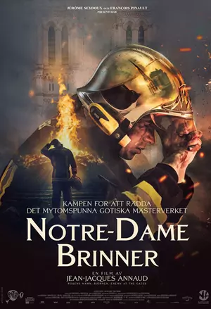 Notre-Dame brinner  filmplakat