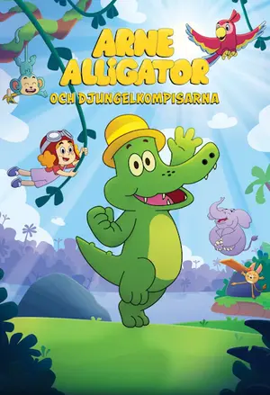 Arne Alligator och djungelkompisarna filmplakat