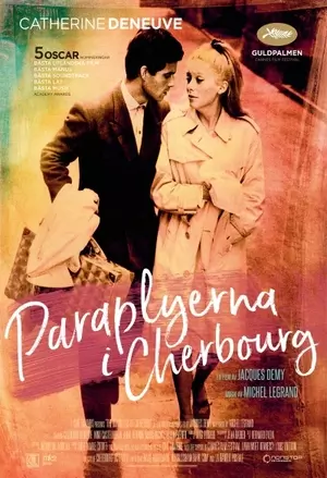 Paraplyene i Cherbourg filmplakat