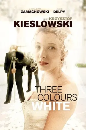 Kolme väriä - valkoinen filmplakat