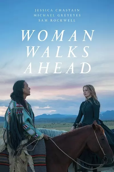 Woman Walks Ahead Poster