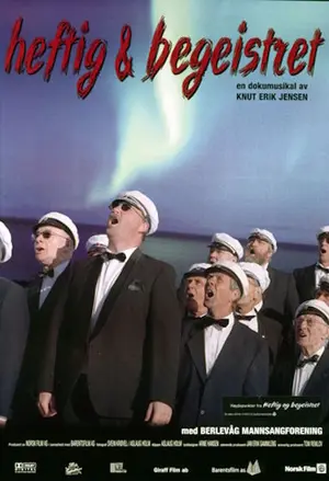 Heftig og begeistret filmplakat