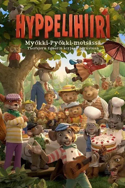 Hyppelihiiri Myökki-Pyökki-metsässä Poster