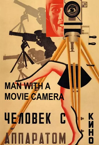 Chelovek s kino-apparatom Poster
