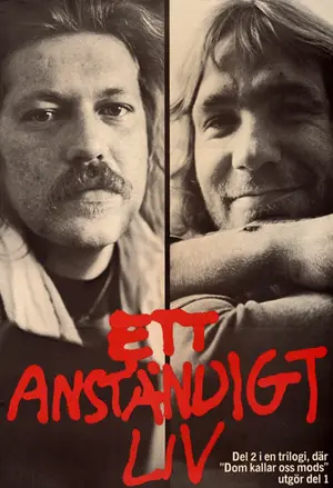 Ett anständigt liv filmplakat