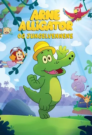 Arne Alligator og jungelvennene filmplakat