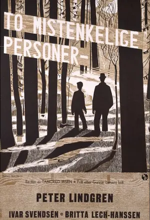 To mistenkelige personer filmplakat