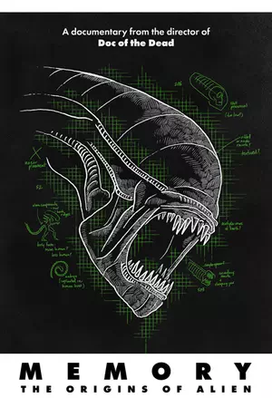 Memory - the origins of Alien filmplakat