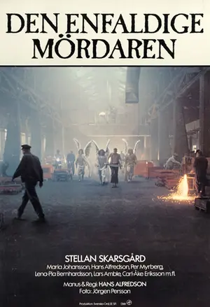 Den enfaldige mördaren filmplakat