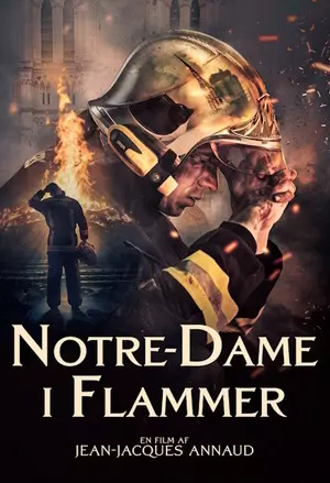 Notre-Dame i flammer filmplakat