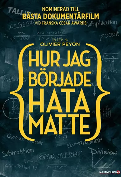 Hur jag började hata matte Poster