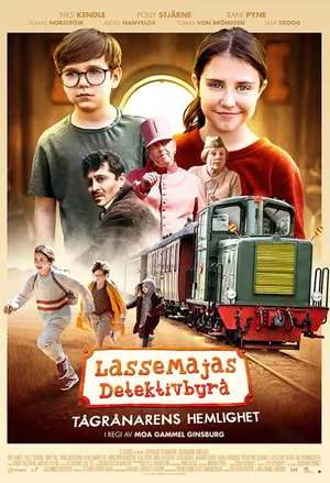 Lassemajas Detektivbyrå - Tågrånarens hemlighet filmplakat