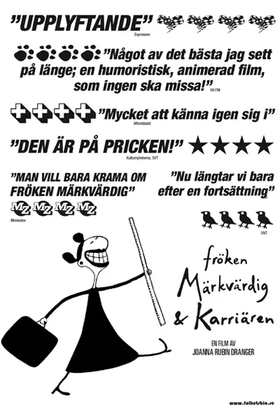 Fröken märkvärdig & karriären Poster