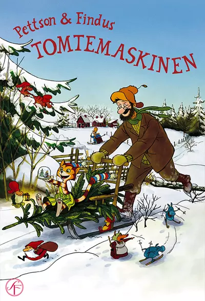 Pettson & Findus - Tomtemaskinen Poster