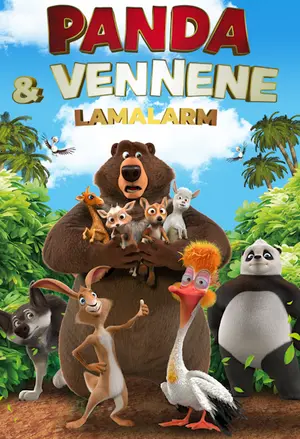 Panda og vennene Lamalarm filmplakat