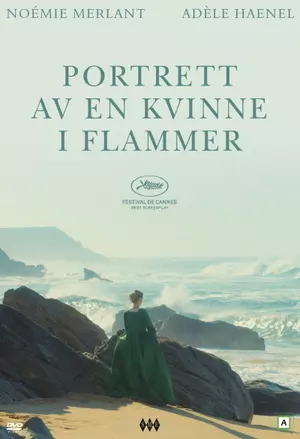 Portrett av en kvinne i flammer filmplakat