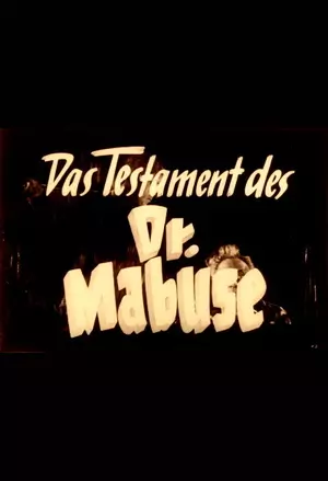 Dr. Mabuses testamente filmplakat