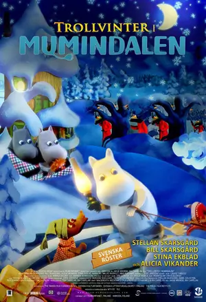Trollvinter i Mumindalen filmplakat