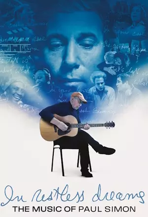 IN RESTLESS DREAMS: THE MUSIC OF PAUL SIMON filmplakat