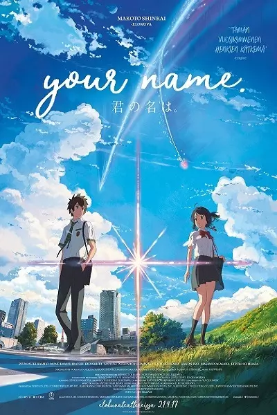 Your name. Poster