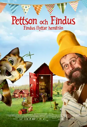 Pettson och Findus - Findus flyttar hemifrån filmplakat