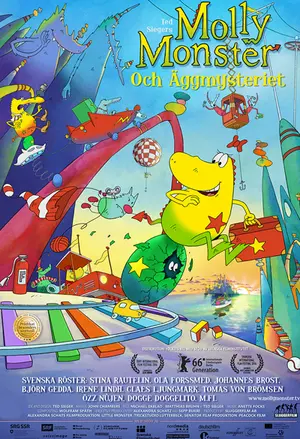 Molly Monster och äggmysteriet  filmplakat