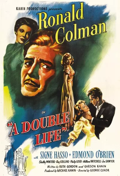 A Double Life Poster
