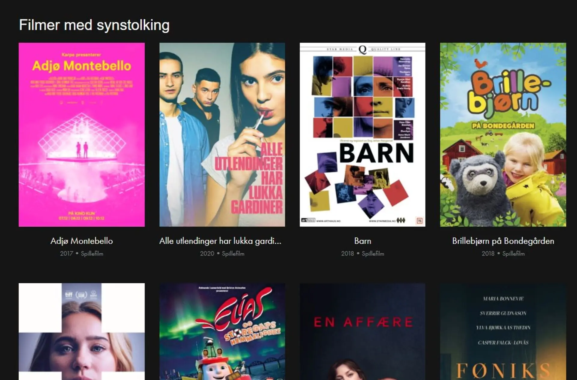 Synstolking på Filmoteket