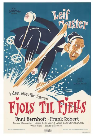 Fjols til fjells filmplakat
