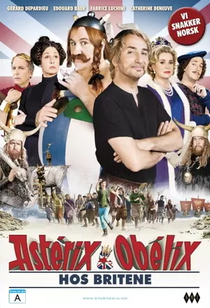 Asterix & Obelix hos britene filmplakat